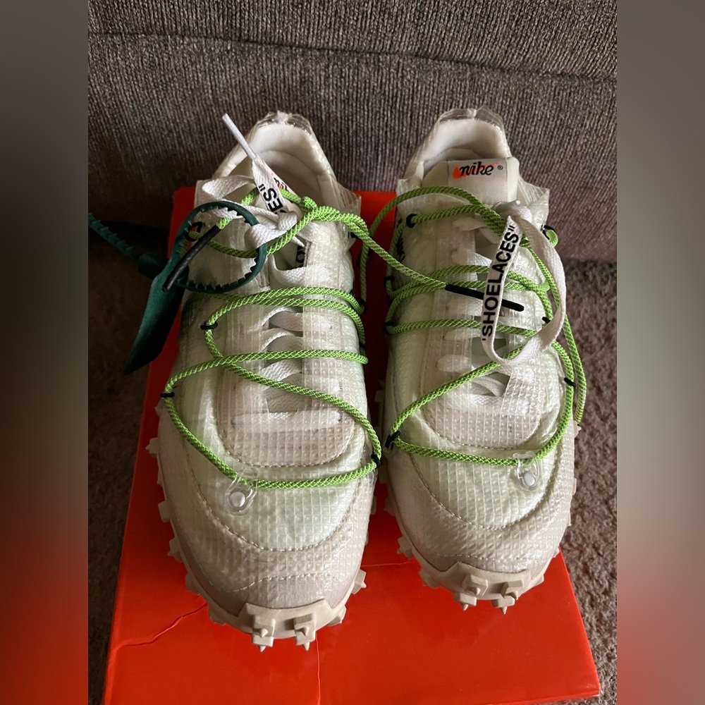 Off white waffle racer low